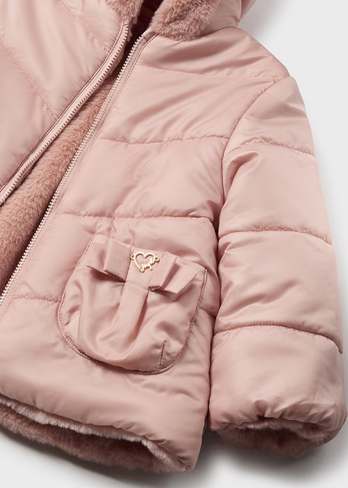 Mayoral Baby Girl Reversible Jacket Blush Pink