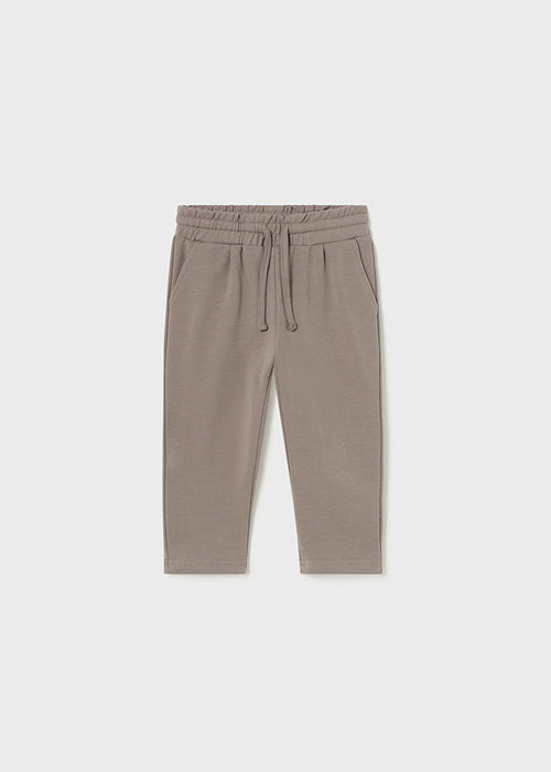 Mayoral Baby Boys Tie Waist Trousers Taupe