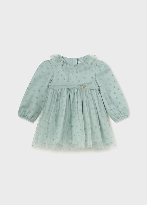 Mayoral Baby Girls Tulle Dress Jade