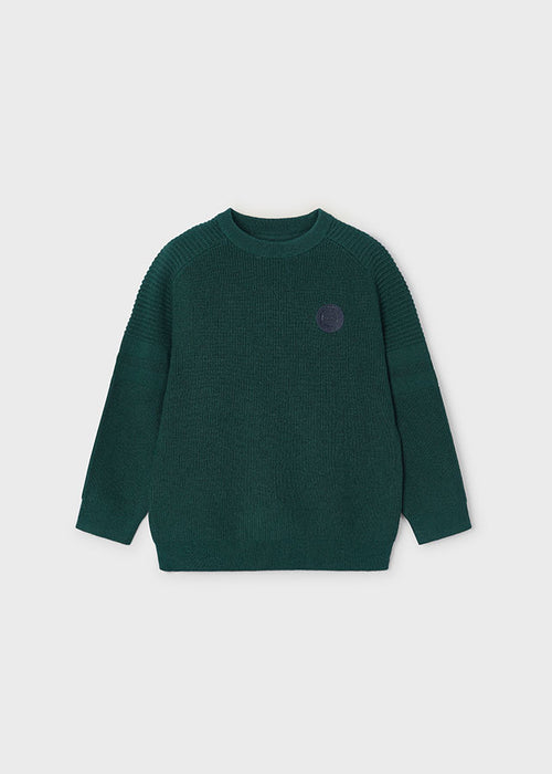 Mayoral Boys Ribbed Jersey Jumper Alpine Green