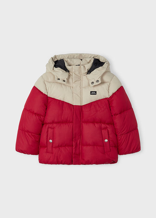 Mayoral Boys Padded Jacket Red Multi