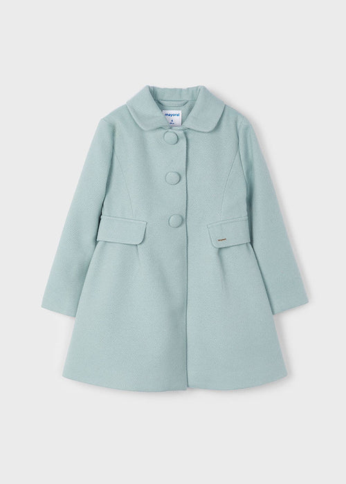 Mayoral Girls Formal Coat Light Jade