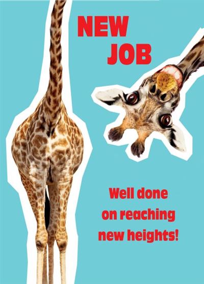 Nigel Quiney 'New Job Giraffe' Card
