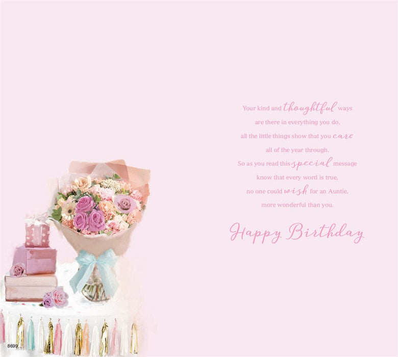 ICG 'To A Wonderful Auntie' Birthday Card