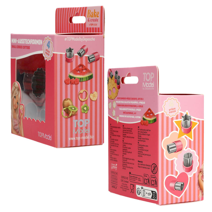 Top Model Small Cookie Cutter 4 Piece Set
