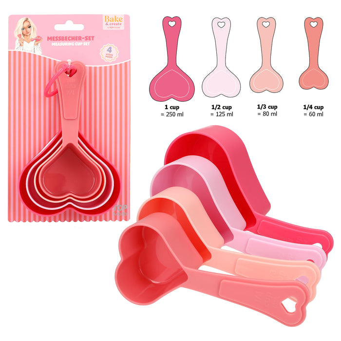Top Model Hearts Measuring Cup Set