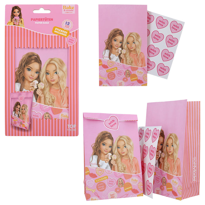 Top Model Bake and Create Paper Bags and Stickers