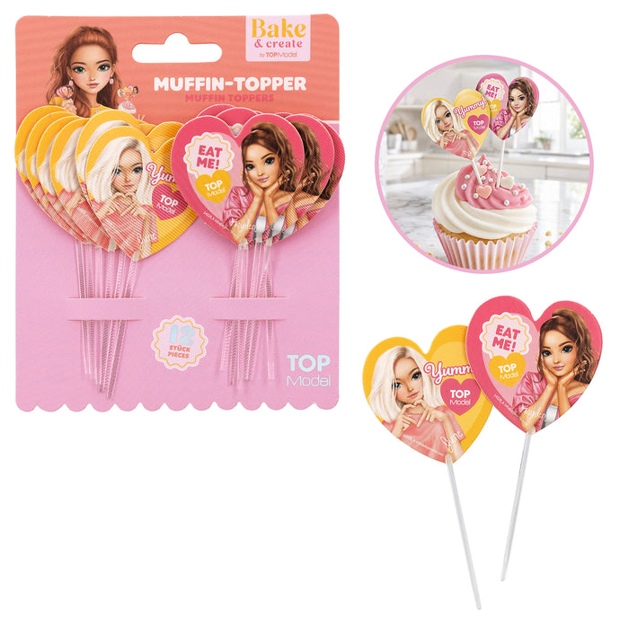 Top Model Bake and Create Paper Party Picks 12pcs
