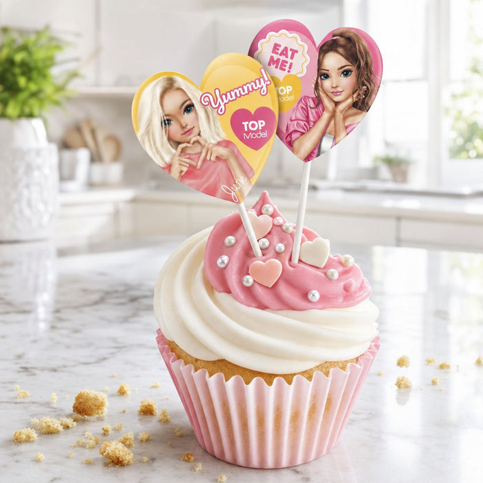 Top Model Bake and Create Paper Party Picks 12pcs