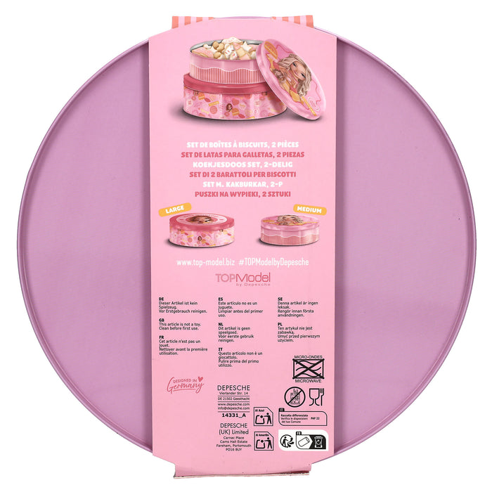 Top Model Bake and Create Biscuit Tins Set of 2