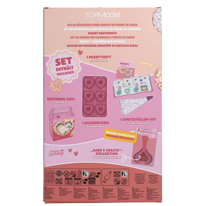 Top Model Bake and Create Heart Donuts Baking Set