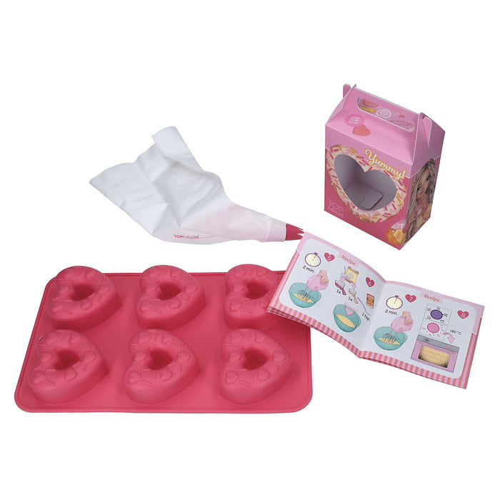 Top Model Bake and Create Heart Donuts Baking Set