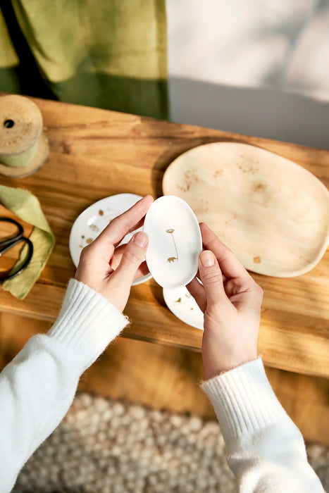 Räder Wunderland Garden Gold Set Of 3 Bowls