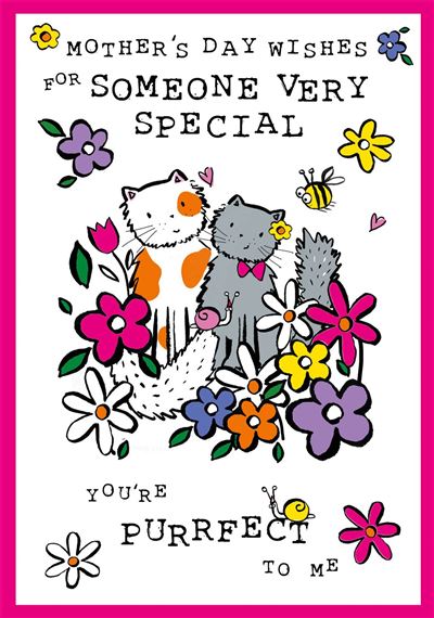 Nigel Quiney 'Cat Tails' Mother's Day Card
