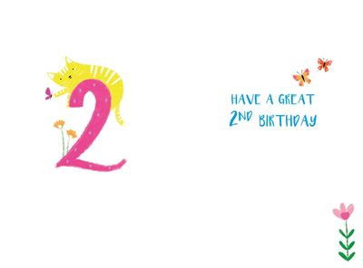 Nigel Quiney 'You are 2 Today' Birthday Card