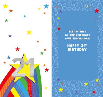 Nigel Quiney '21 Happy Birthday' Birthday Card