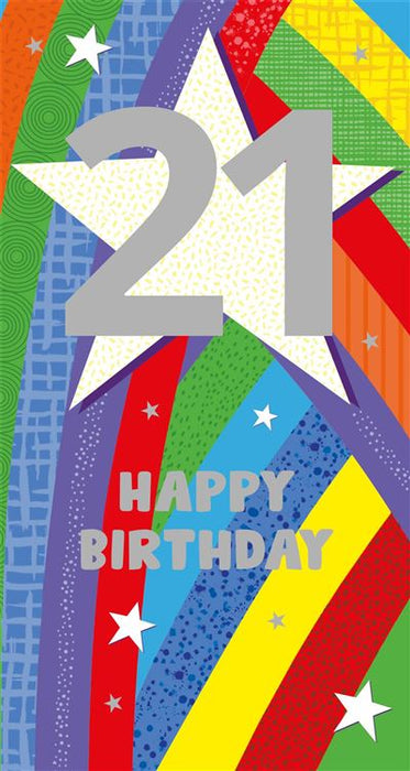 Nigel Quiney '21 Happy Birthday' Birthday Card