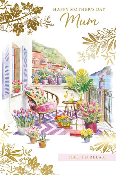 Nigel Quiney 'Happy Mother's Day Time To Relax' Mother's Day Card