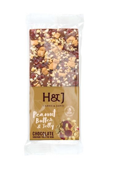 H&J Peanut Butter and Jelly Milk Chocolate Bar
