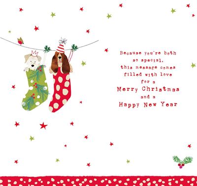 Nigel Quiney 'Christmas Wishes For A Special Couple' Christmas Card
