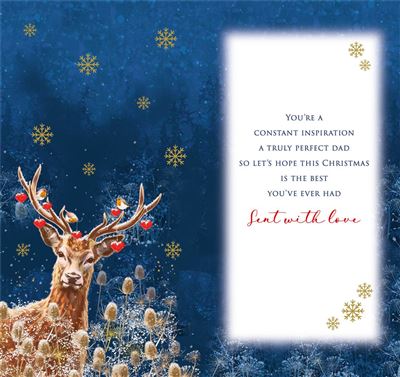 Nigel Quiney 'Merry Christmas Dad' Christmas Card