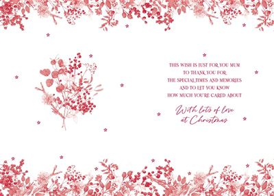 Nigel Quiney 'Just For You Mum' Christmas Card