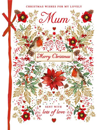 Nigel Quiney 'Christmas Wishes For My Lovely Mum' Christmas Card