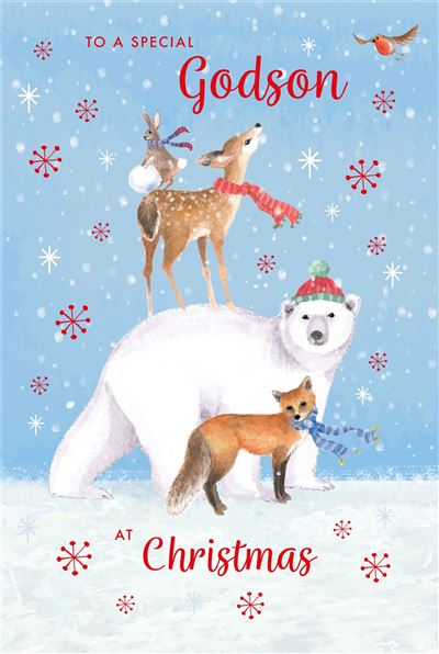 Nigel Quiney 'To A Special Godson At Christmas' Christmas Card