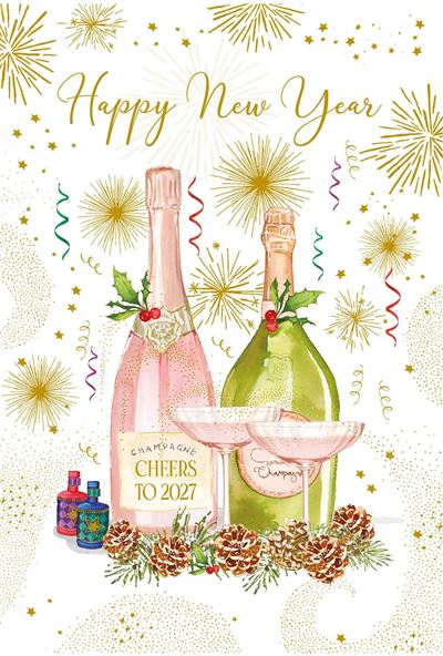 Nigel Quiney 'Happy New Year' Christmas Card