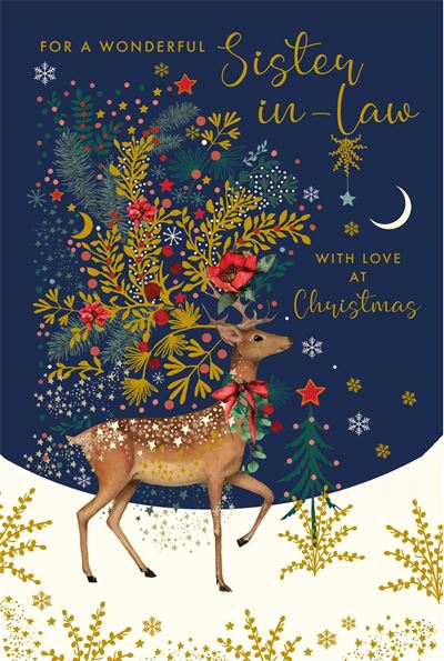 Nigel Quiney 'For A Wonderful Sister-In-Law' Christmas Card