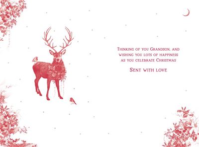 Nigel Quiney 'For You Grandson' Christmas Card
