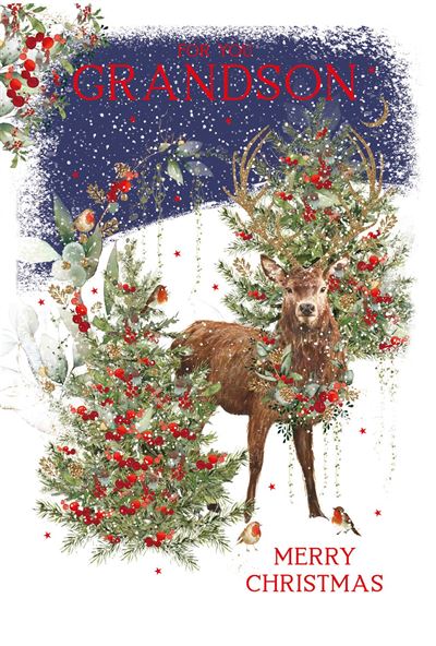 Nigel Quiney 'For You Grandson' Christmas Card