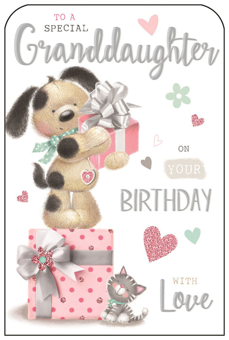 Jonny Javelin 'To A Lovely Granddaughter' Birthday Card