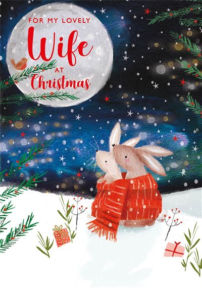 Nigel Quiney 'For My Lovely Wife At Christmas Time' Christmas Card