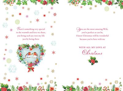 Nigel Quiney 'Christmas Wishes For My Wife' Christmas Card