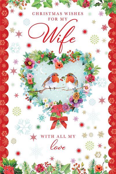 Nigel Quiney 'Christmas Wishes For My Wife' Christmas Card