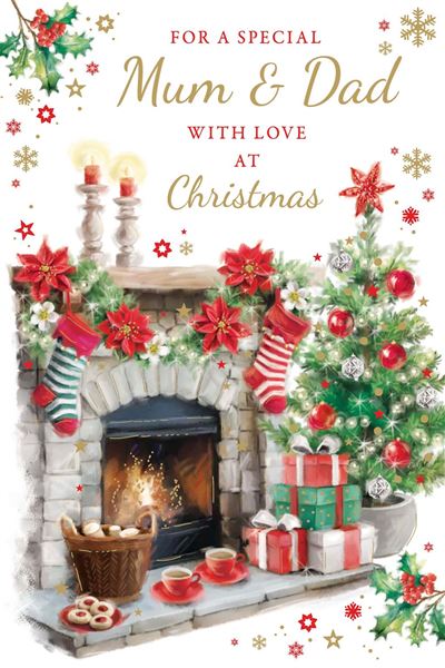 Nigel Quiney 'For A Special Mum & Dad' Christmas Card