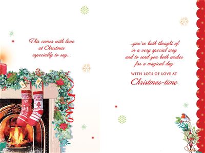 Nigel Quiney 'For A Dear Son & Daughter-In-Law' Christmas Card