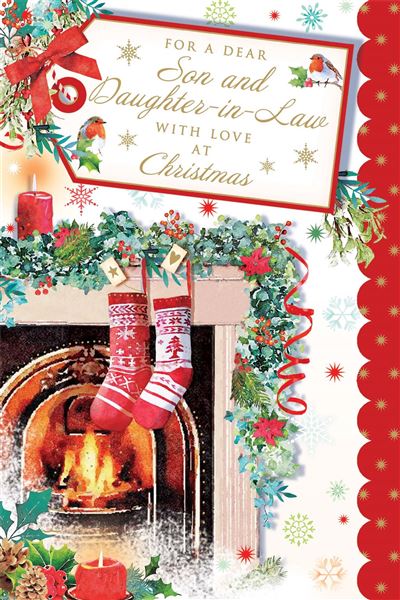 Nigel Quiney 'For A Dear Son & Daughter-In-Law' Christmas Card
