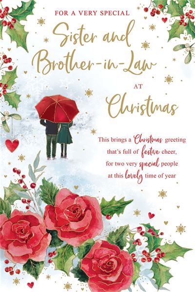 Nigel Quiney 'For A Very Special Sister & Brother-In-Law' Christmas Card