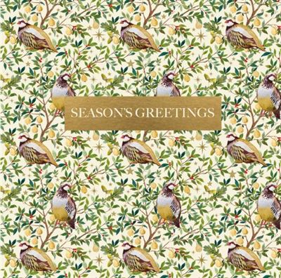 Nigel Quiney 'Partridge Pear Tree' Christmas Card Boxed Set Of 10