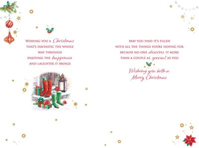 Nigel Quiney 'For A Dear Dad And Partner' Christmas Card