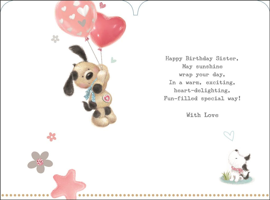 Jonny Javelin 'Happy Birthday Sister' Birthday Card