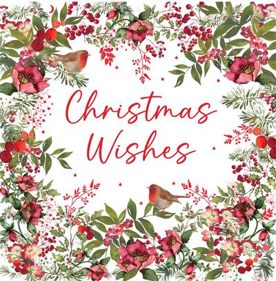 Nigel Quiney 'Christmas Roses Robins' Christmas Card Boxed Set
