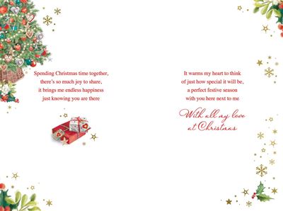 Nigel Quiney 'For To My Wonderful Husband' Christmas Card