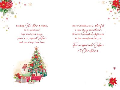Nigel Quiney 'For A Lovely Sister' Christmas Card