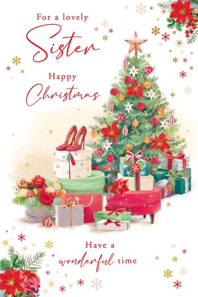 Nigel Quiney 'For A Lovely Sister' Christmas Card