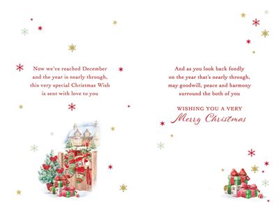Nigel Quiney 'For A Special Auntie & Uncle' Christmas Card