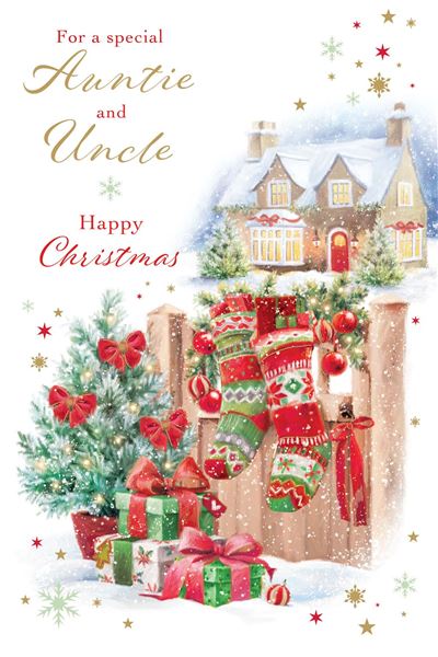 Nigel Quiney 'For A Special Auntie & Uncle' Christmas Card