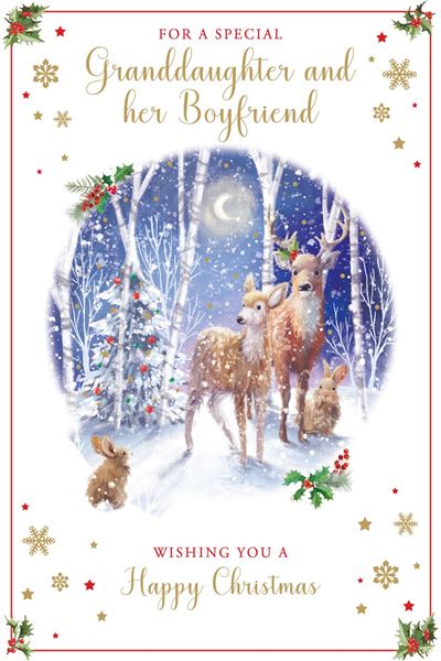 Nigel Quiney 'For A Special Granddaughter & Her Boyfriend' Christmas Card